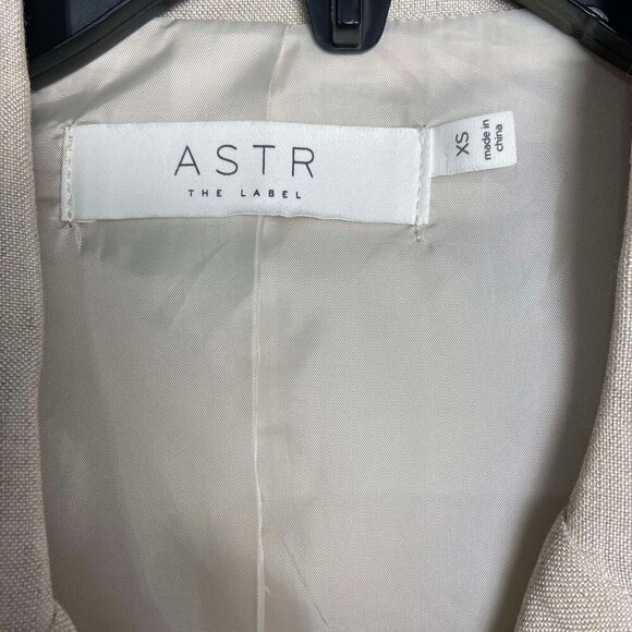 ASTR THE LABEL Linen Blazer Dress Mini XS NWOT – Fast Shipping - Picture 8 of 10